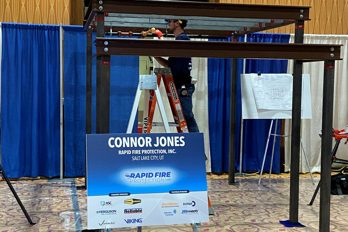 Conner Jones - level 7 Apprentice at work