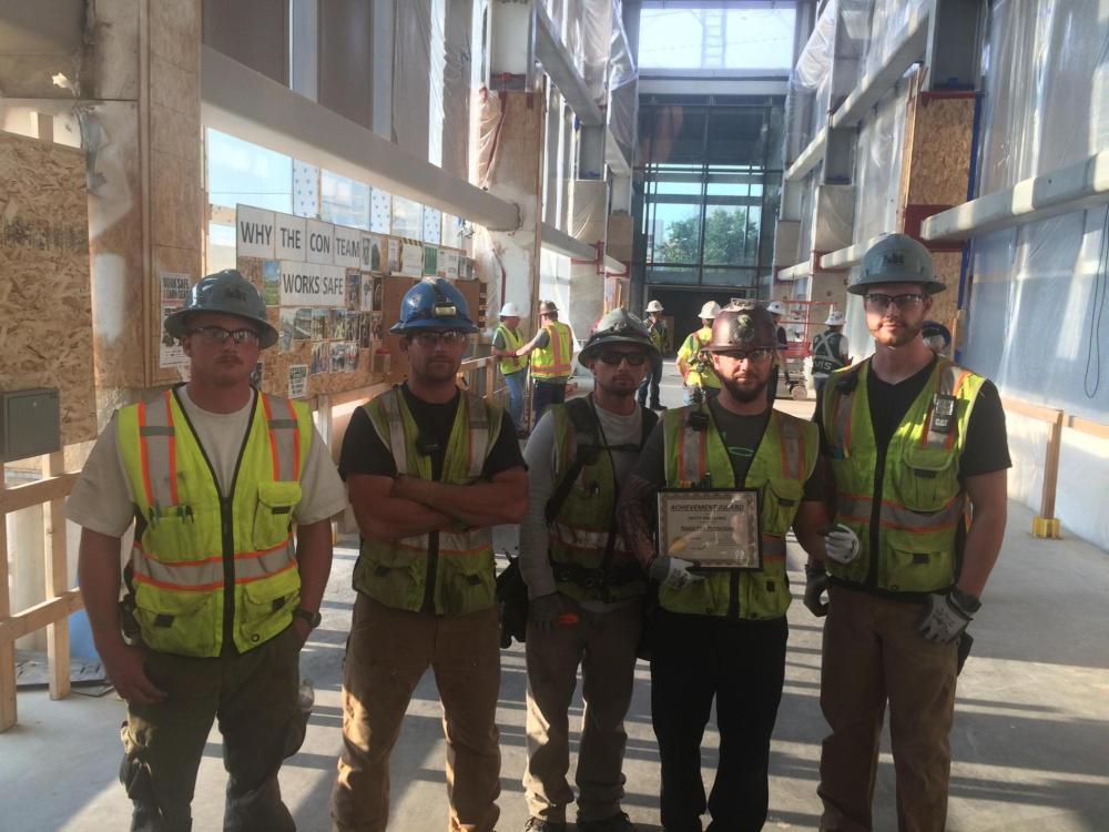 The Denver, CO Rapid Fire Protection pipe fitters were honored with quality and safety awards by Kiewit-Turner. The award is a great honor that our entire company is very proud of.