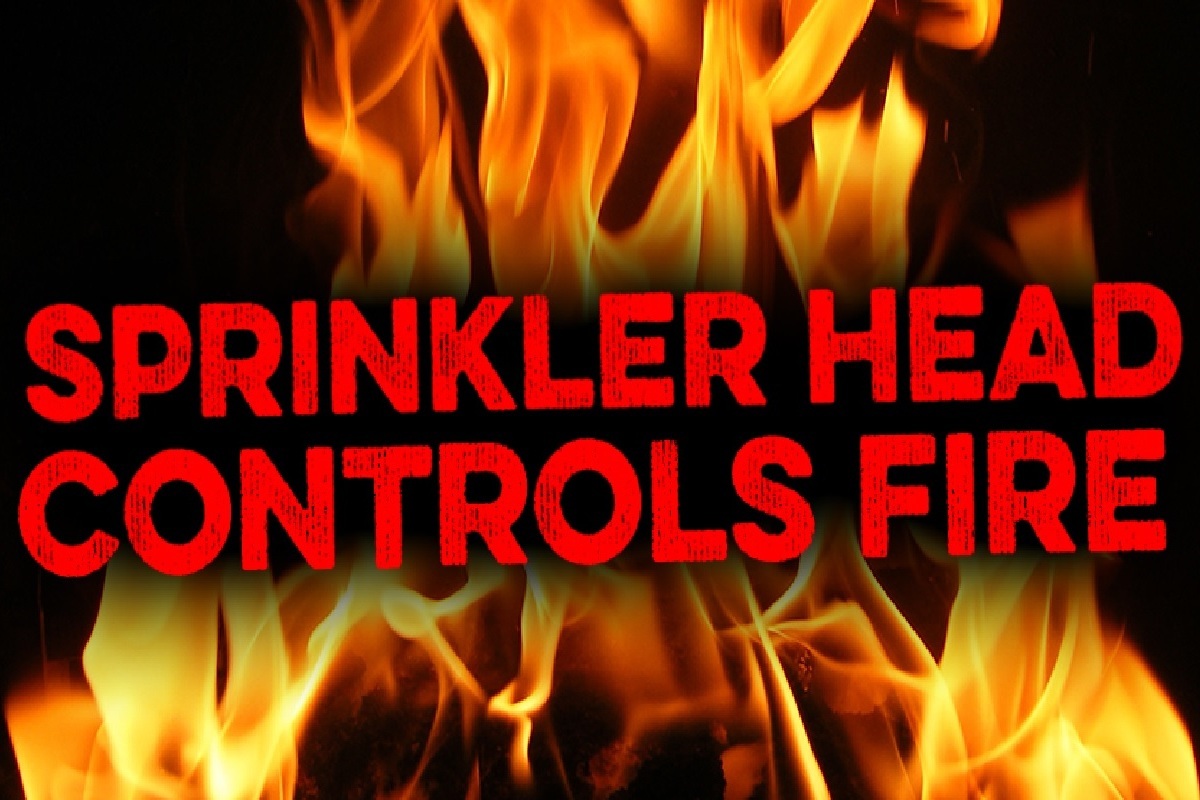 Sprinkler Head Controls Fire